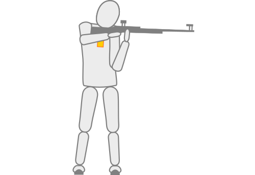 Biathlon Shooting Illustration